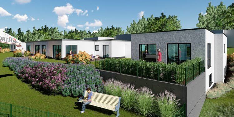 Einfamilienhäuser in Bergisch-Gladbach-Moitzfeld als Visualisierung